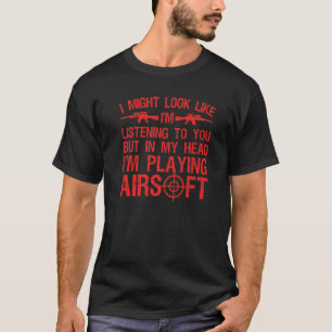 Airsoft Men Kids Airsoft Gun Shooting Sports T-Shirt
