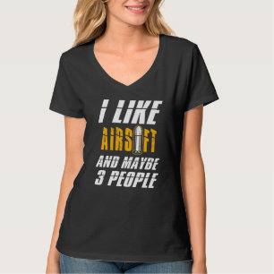 Airsoft Player Team Sport Competition 22 T-Shirt