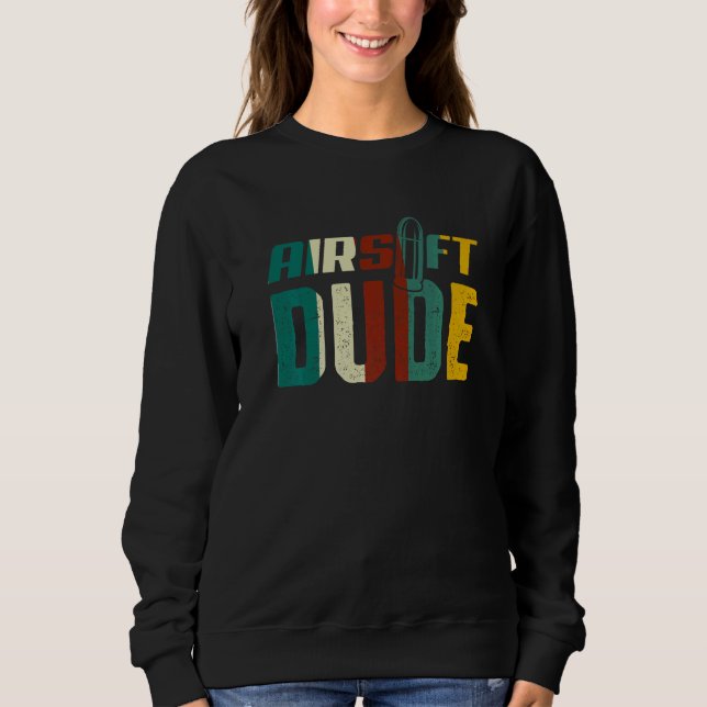 Airsoft Player Team Sport  Competition   2 Sweatshirt (Front)