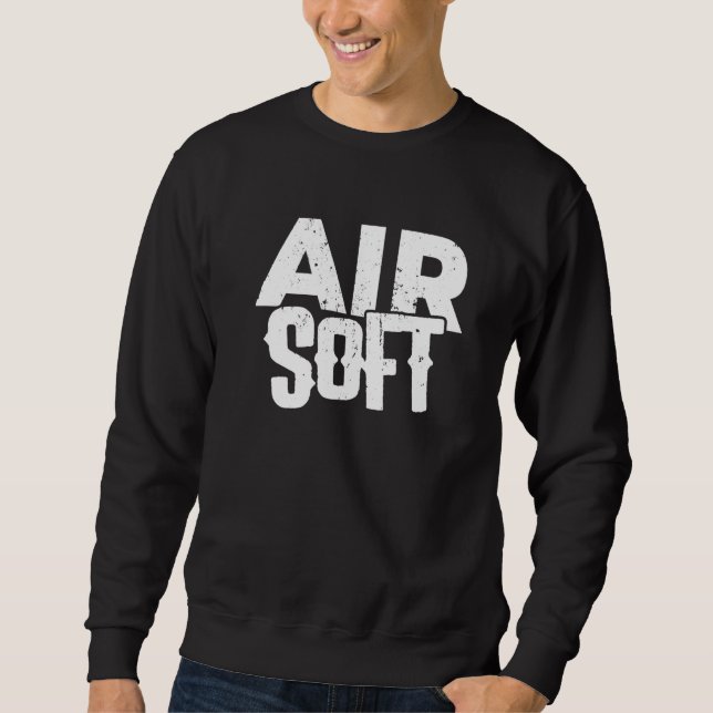 Airsoft Player Team Sport Competition  3 Sweatshirt (Front)