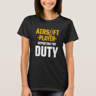 Airsoft Player Team Sport Competition T-Shirt