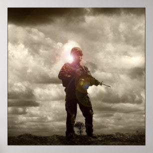 Airsoft Portraits: Tank Poster