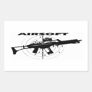 AIRSOFT RECTANGULAR STICKER