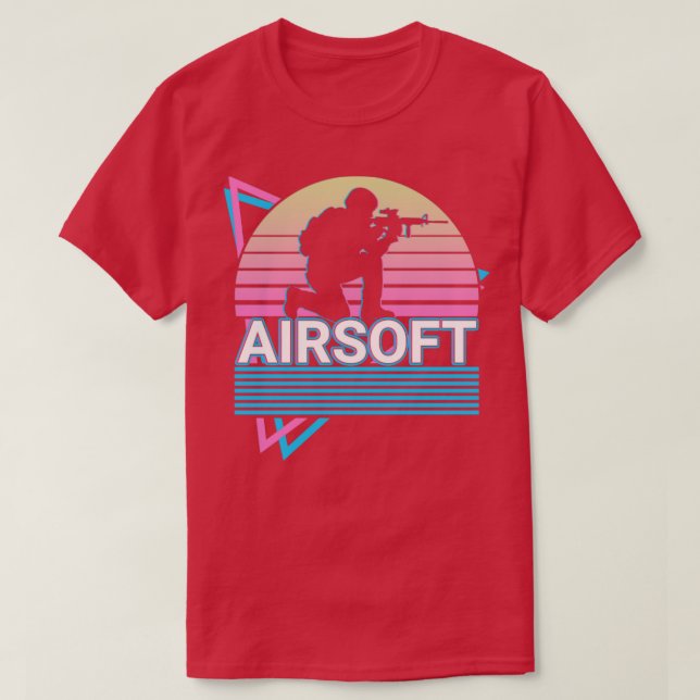 Airsoft Retro Gift T-Shirt (Design Front)