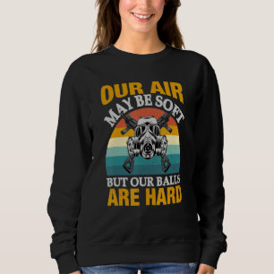 Airsoft Shooting Lover Sports Enthusiast Basic Gun Sweatshirt
