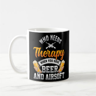 Airsoft Shooting  Sports Enthusiast Basic Gun Aim  Coffee Mug