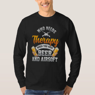 Airsoft Shooting Sports Enthusiast Basic Gun Aim T-Shirt