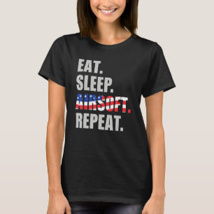 Airsoft Shooting  Sports Enthusiast Basic Gun Aim  T-Shirt