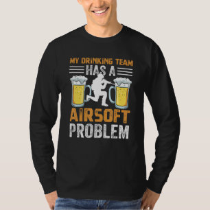 Airsoft Shooting Sports Enthusiast Basic Gun Aim T-Shirt