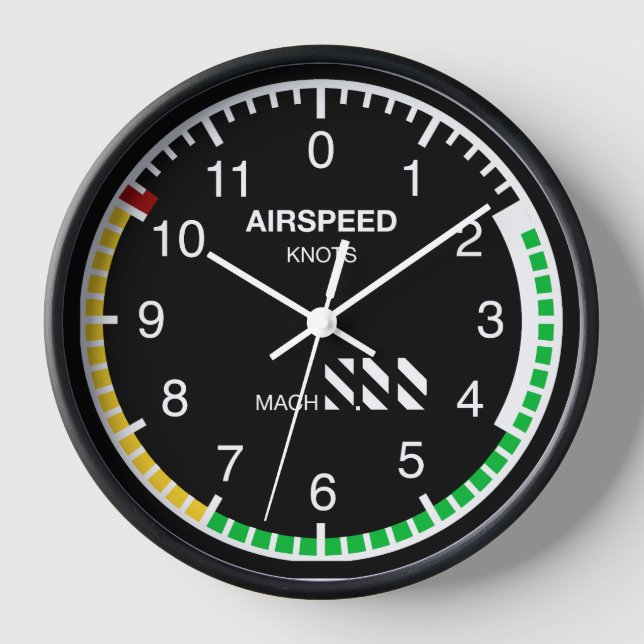 AIRSPEED CLOCK (Front)