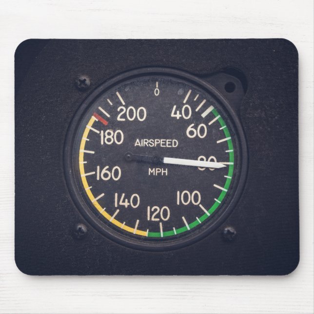 Airspeed Gauge Mouse Mat (Front)