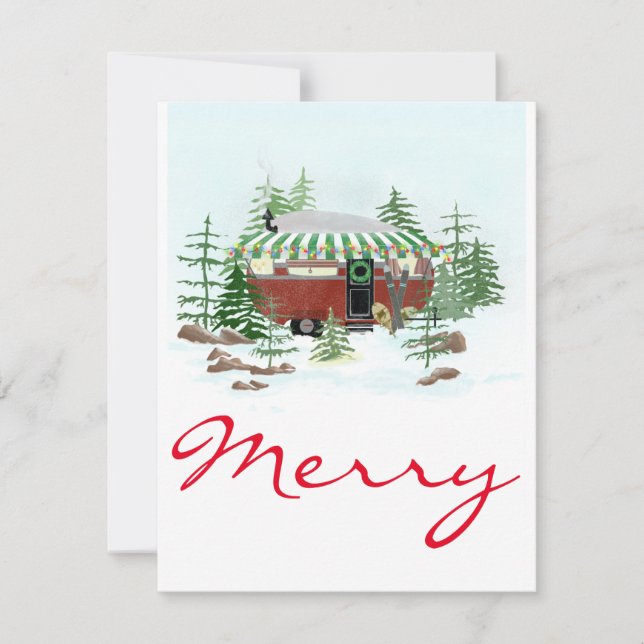 Airstream Christmas Flat card (Front)