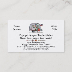 Airstream Trailer Business Card