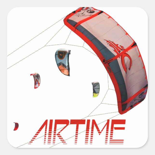 Airtime Square Sticker (Front)