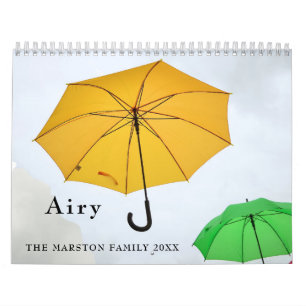 Airy 12-month calendar