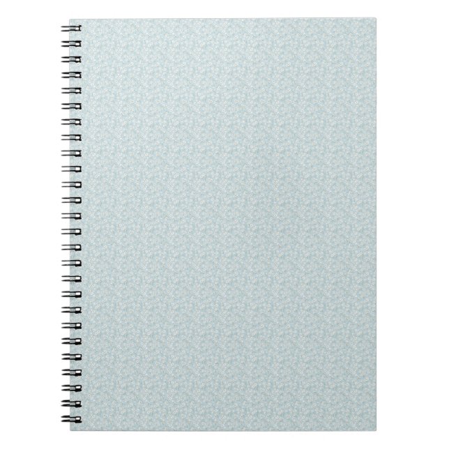 Airy Chamomile & Sky Blue Wildflower Meadow Notebook (Front)