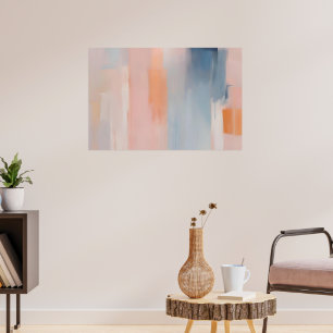 Airy Dawn Colours - Breath of Dawn   Abstract Art Poster