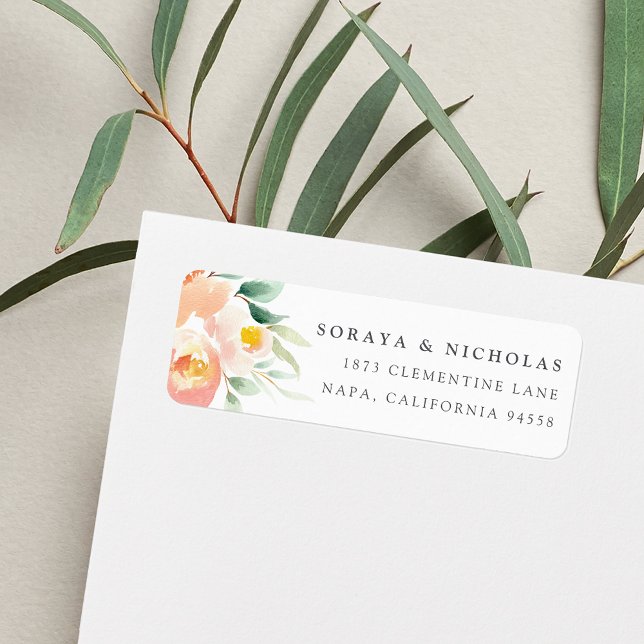 Airy Floral Return Address (Creator Uploaded)