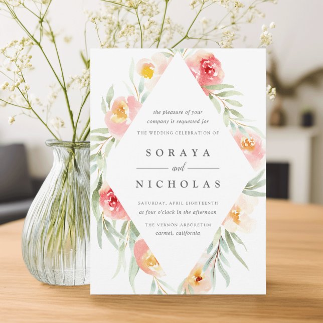 Airy Floral | Wedding Invitation (Creator Uploaded)