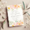 Airy Floral Wedding Invitation
