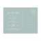 Airy Greenery Horizontal Save the Date Postcard