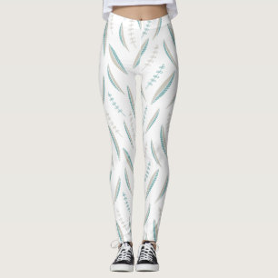Airy Leaves Pastel leggings