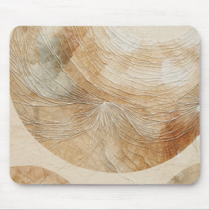 Airy Neutral Natural Elements Bohemian Boho Mouse Mat