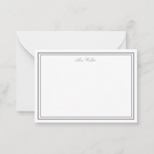 Airy Pastel Dove Elegant Stationery Note Card