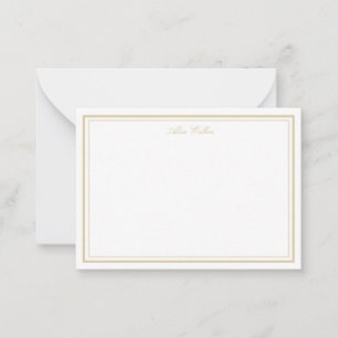 Airy Pastel Elegant Stationery Note Card