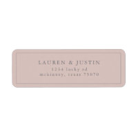 Airy Pastel | Return Address Label