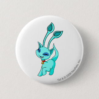 Aisha Blue 6 Cm Round Badge
