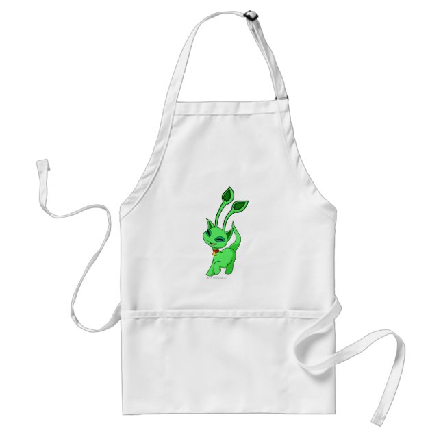Aisha Green Standard Apron (Front)
