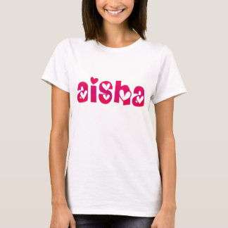 Aisha in Hearts T-Shirt