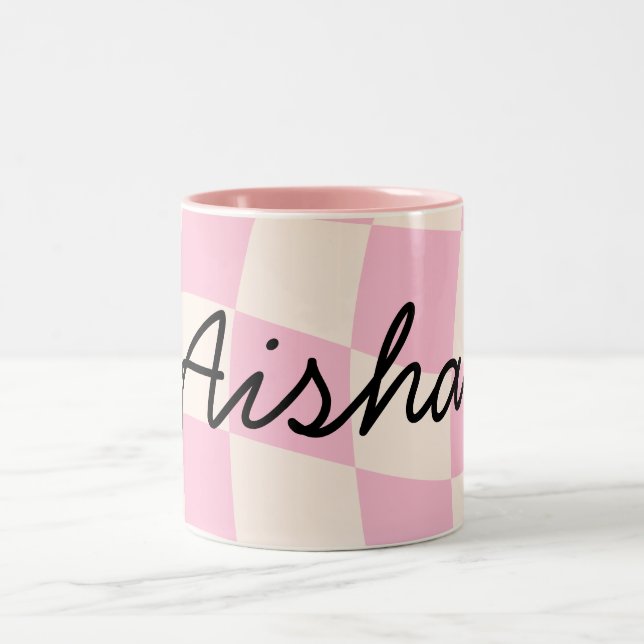 Aisha Name Meaning Custom Mug Cup Girl Gift Custom (Center)