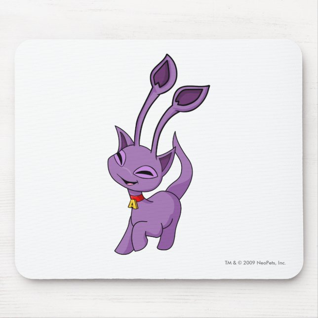 Aisha Purple Mouse Mat (Front)