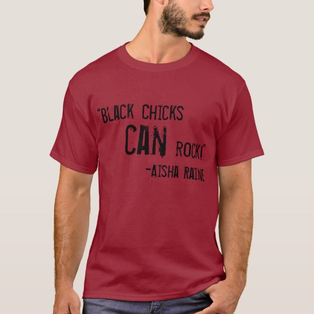 Aisha Raine Slogan Men's Tee (Front)