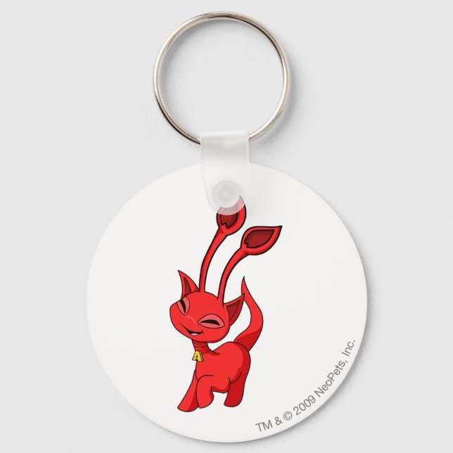 Aisha Red Key Ring (Front)