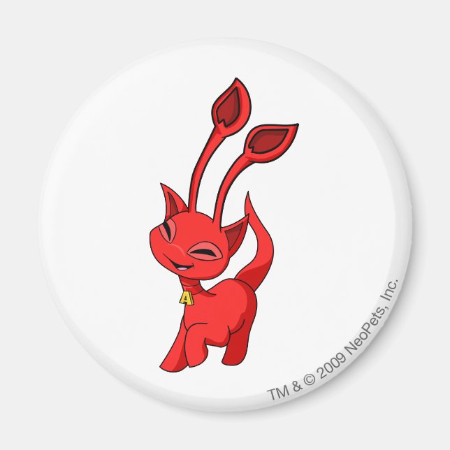 Aisha Red Magnet (Front)