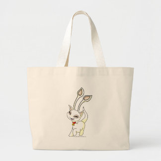 Aisha White Large Tote Bag