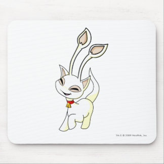 Aisha White Mouse Mat