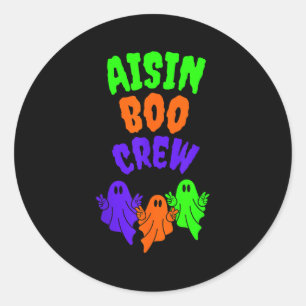 Aisin Boo Crew Color  Classic Round Sticker