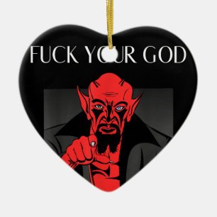 Aist Goat Satan Baphomet GIft Ceramic Tree Decoration