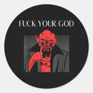 Aist Goat Satan Baphomet GIft Classic Round Sticker