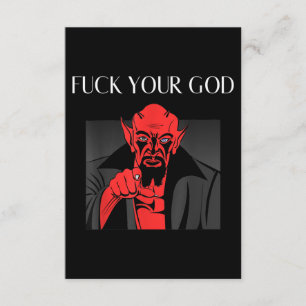 Aist Goat Satan Baphomet GIft Enclosure Card