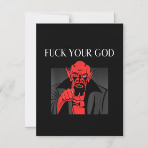 Aist Goat Satan Baphomet GIft Invitation