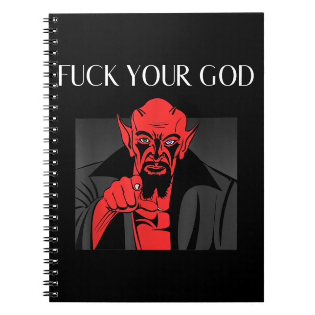 Aist Goat Satan Baphomet GIft Notebook (Front)