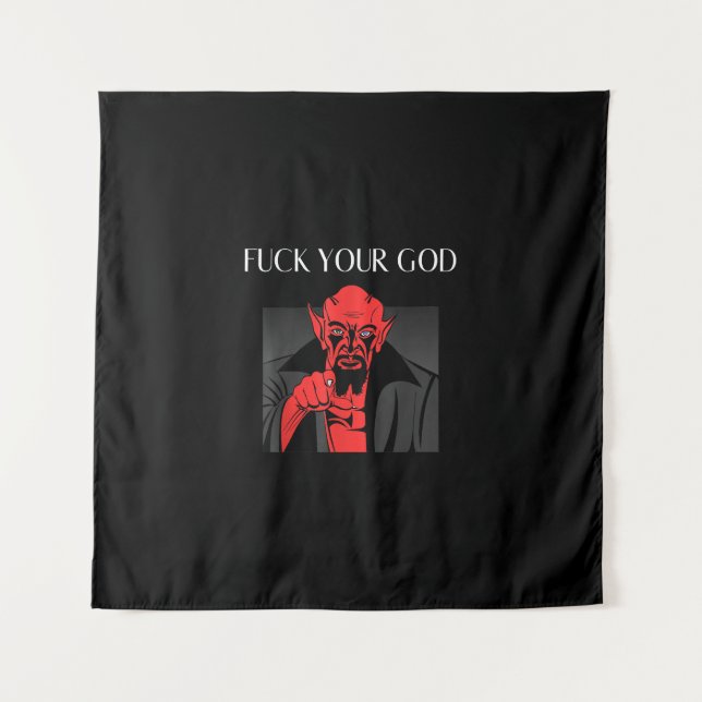 Aist Goat Satan Baphomet GIft Tapestry (Front)