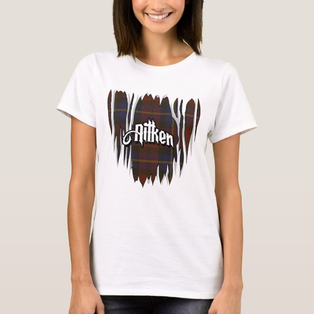 Aitken Tartan T-Shirt (Front)