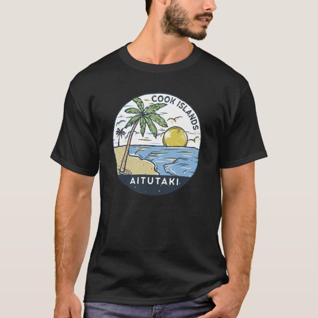 Aitutaki Cook Islands Vintage T-Shirt (Front)
