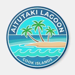 Aitutaki Lagoon Cook Islands Magnet